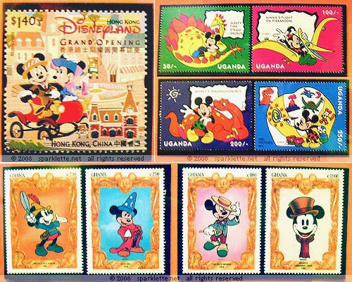 Disney-themed stamps