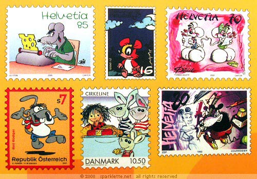 Rat-themed stamps