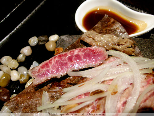 Beef Tenderloin on "Pu Ye" & Granite Hot Stone