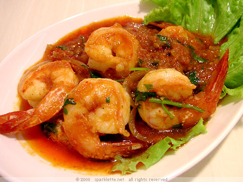 Prawn with Chili Gravy