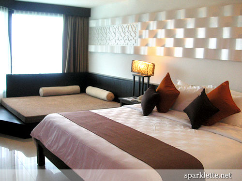 Our deluxe room at Bintan Lagoon Resort