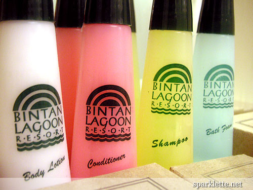 Bintan Lagoon Resort toiletries