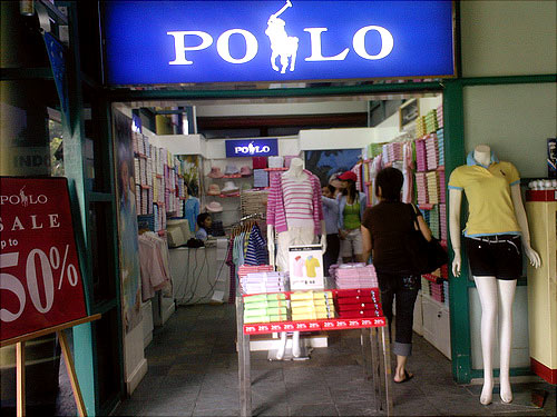 Polo Ralph Lauren shop in Bintan