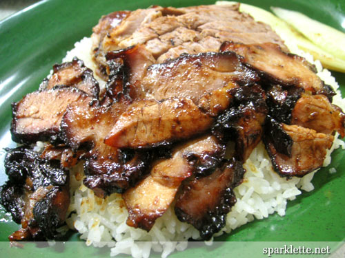 Roasted Duck & Char Siew (Sweetened Barbequed Pork) Rice