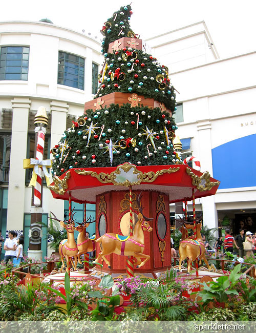 Christmas tree at Bugis Junction