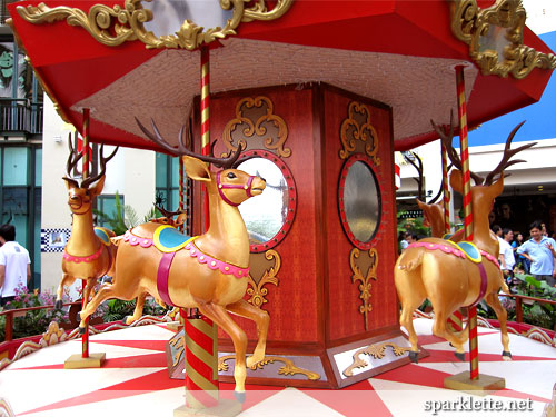 Reindeer carousel