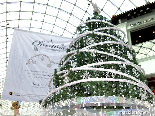 Jeweled Christmas tree