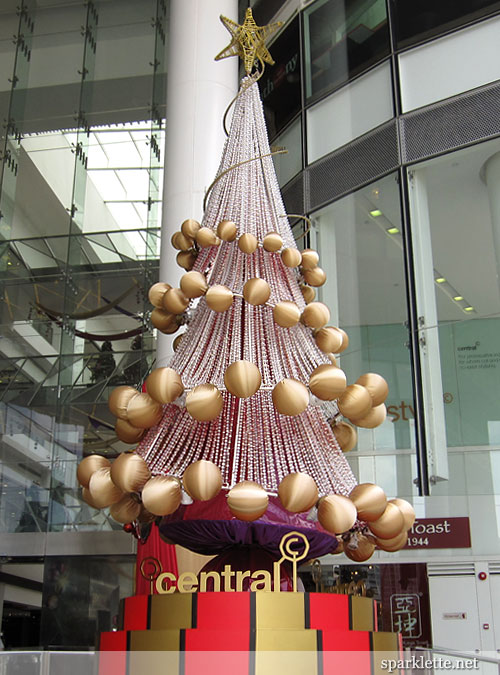Christmas tree at The Central