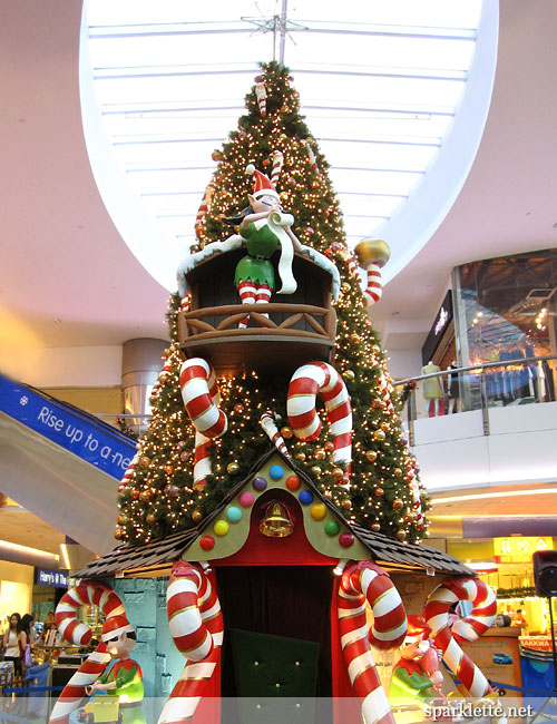 Christmas tree at Harbourfront Centre