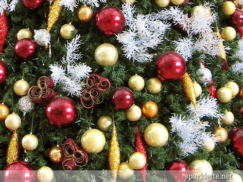 Christmas tree at the Ritz-Carlton