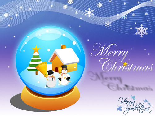 Merry Christmas, from Veron, Sparklette.net