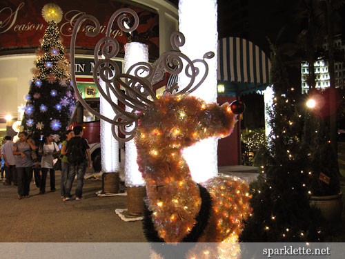 Christmas decor at Tanglin Mall