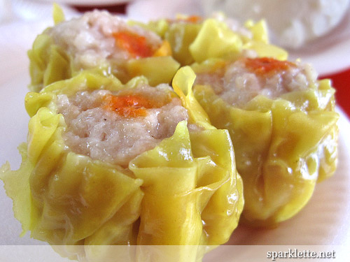 Siew Mai (steamed prawn dumpling)