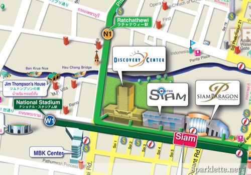 Map of Siam, Bangkok