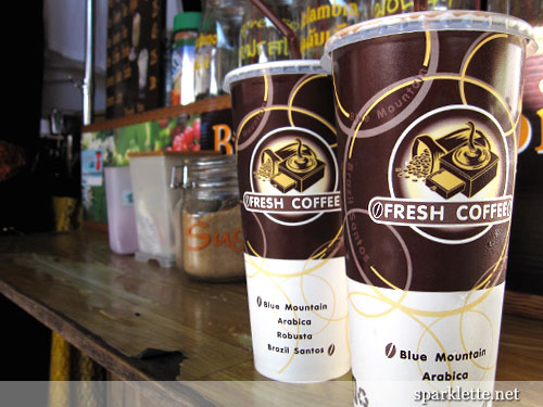 Coffee stall at Chatuchak Weekend Market, Bangkok