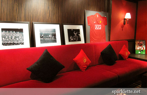 VIP lounge at Manchester United Restaurant and Bar, Bangkok