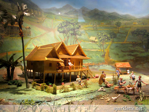 Model of Thai village