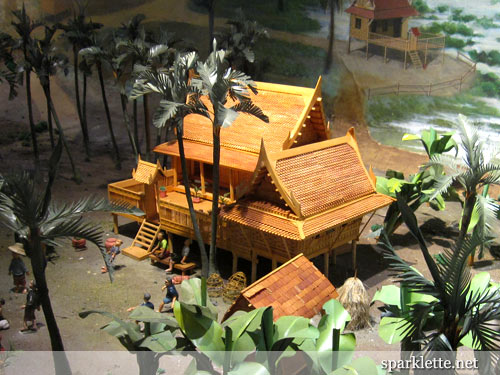 Model of Thai village