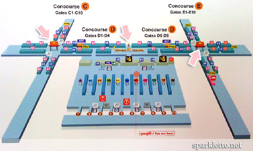 Bangkok Airport Map 