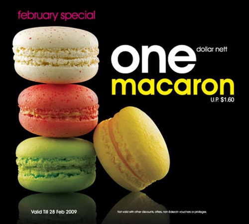 Bakerzin's macaron promotion