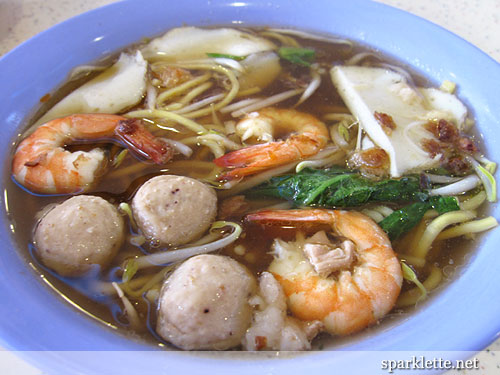 Prawn noodles