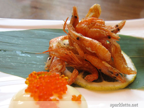 Kawa Ebi Karaage (deep-fried river shrimps)