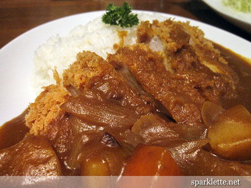 Katsu curry rice (with breaded pork, chicken or shrimp)