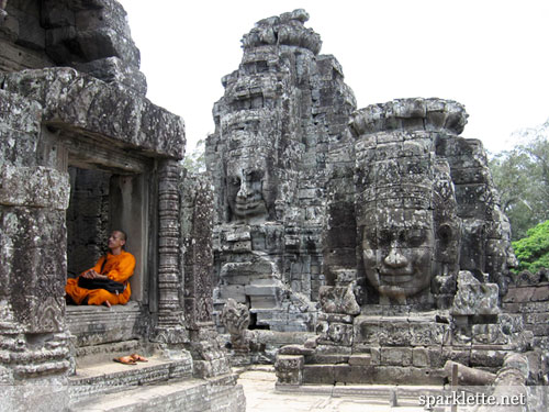 The Bayon in Angkor Thom, Cambodia