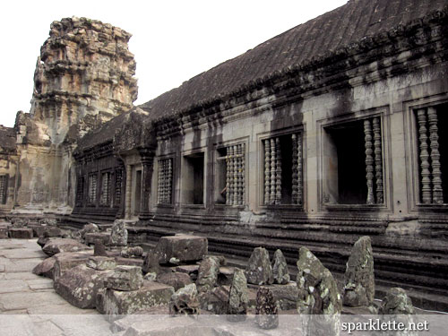 Inside Angkor Wat, Cambodia