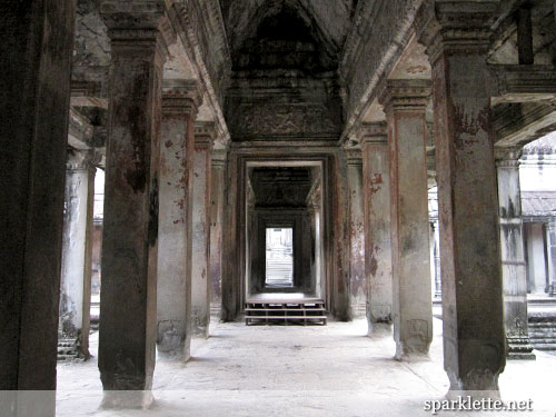 Inside Angkor Wat, Cambodia