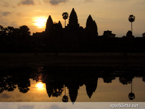 Angkor Wat at sunrise, Cambodia