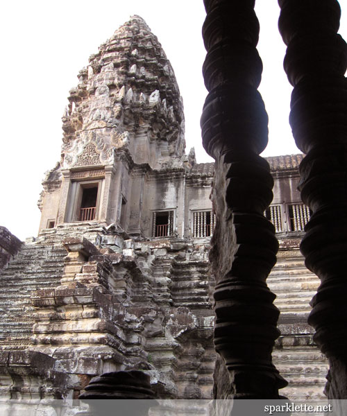 Tower of the inner gallery at Angkor Wat, Cambodia