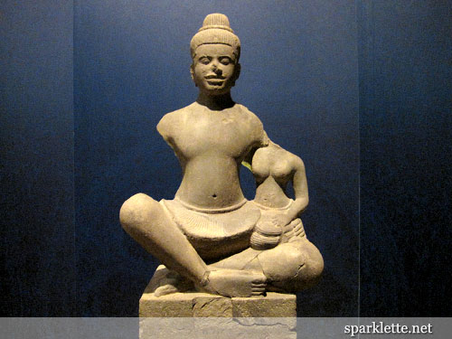 Angkor statue on display at the Angkor National Museum, Siem Reap