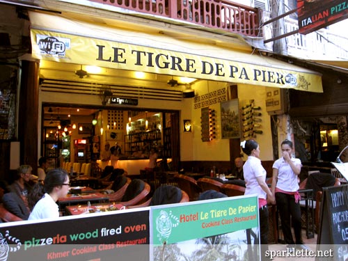 Le Tigre de Papier at Pub Street, Siem Reap