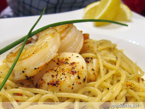 Seafood Aglio Olio