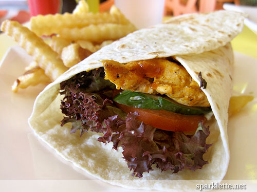 Super Slimmer chicken wrap