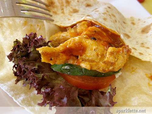 Super Slimmer chicken wrap