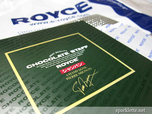 Royce' Champagne Nama chocolate