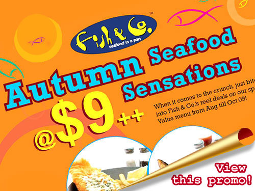Fish & Co $9 Autumn Seafood Sensations promotion