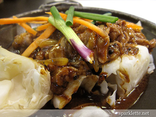 Black pepper beef