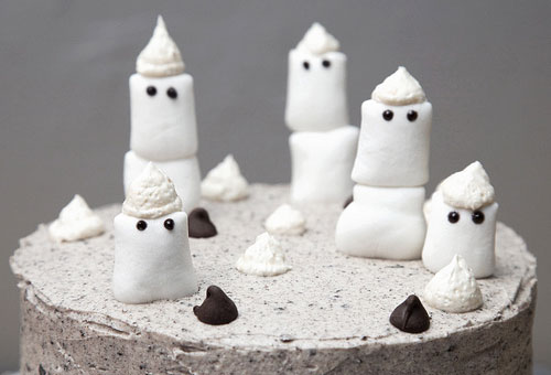 Vegan cooking: Ghost cake, 25 Halloween Dishes for an Extreme Halloween