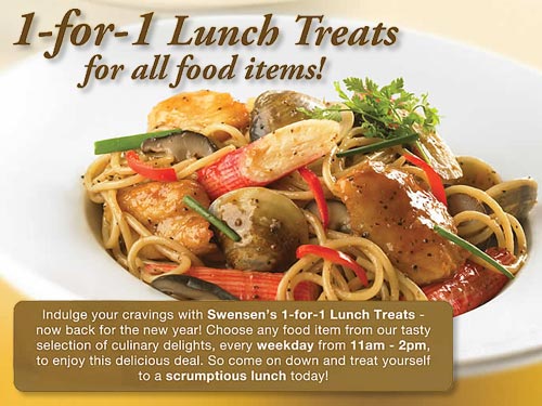 Swensen's 1-for-1 Lunch Treats