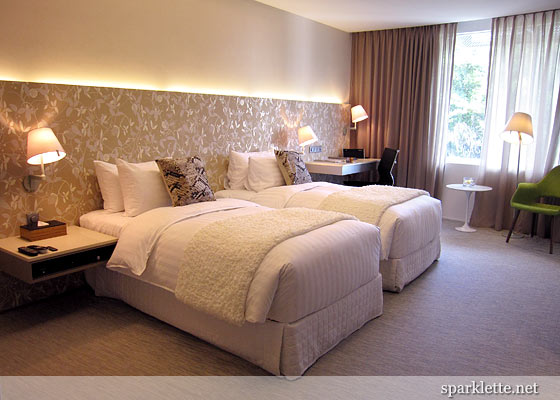 Deluxe room at Wangz Hotel