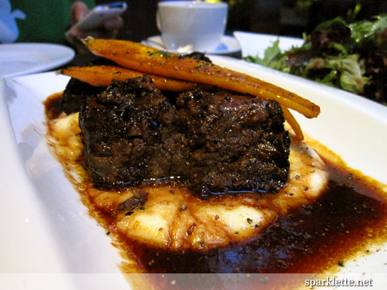 Braised Wagyu beef brisket with creamy Paris mashed potato