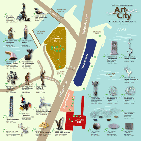 Art in the City map