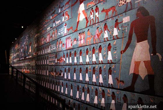 Egyptian wall painting