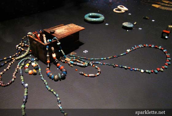 Egyptian bead necklace