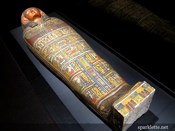 Mummy coffin from Egypt