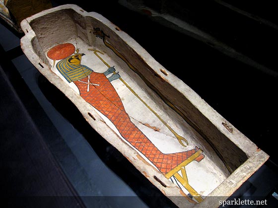 Mummy coffin from Egypt