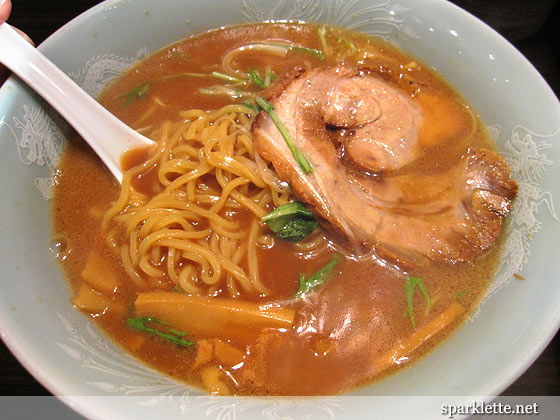 Pork bone & seafood soup ramen